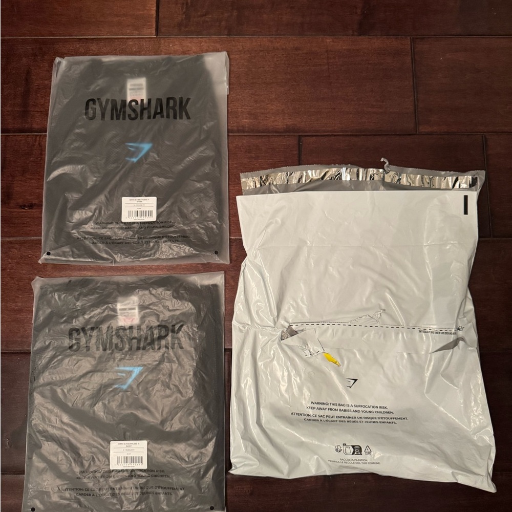 Gymshark Onyx 5.0 Seamless T-Shirt - Black/Onyx Grey